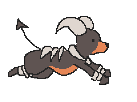 Houndoom Run Cycle