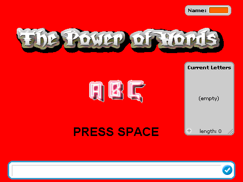 The Power of Words v 0.1