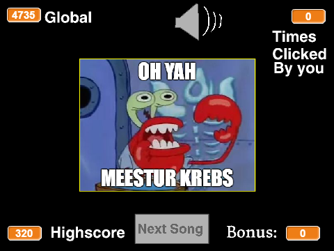 Oh Yeah, Mr. Krabs! Clicker