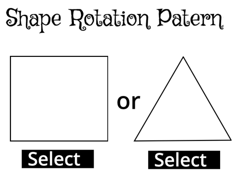 Shape Rotation Patterns