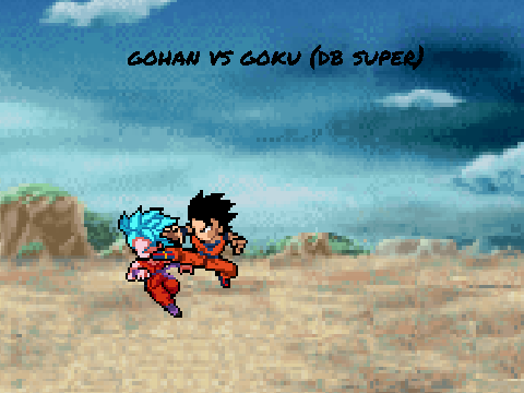 goku vs gohan (DB super)  