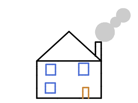  JW drawing a house