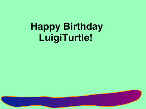Birthday Platformer -  (for @luigiturtle)