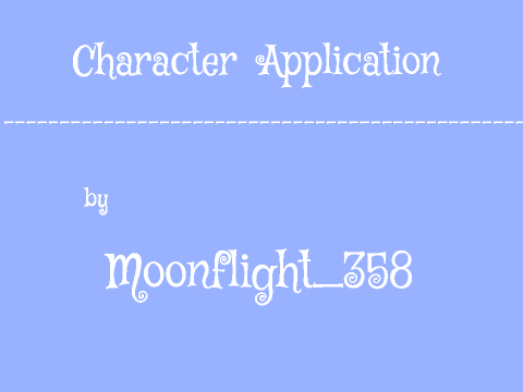 Character Application for Hedwig