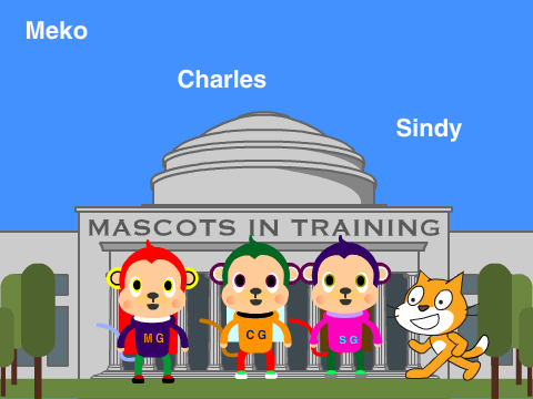 Mascots in training