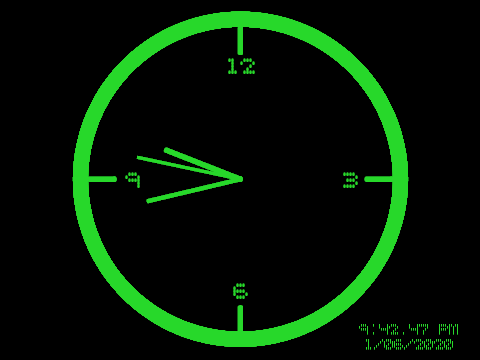 100% Pen Clock