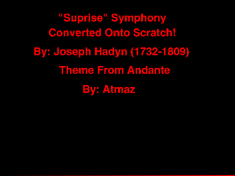 "Surprise" Symphony