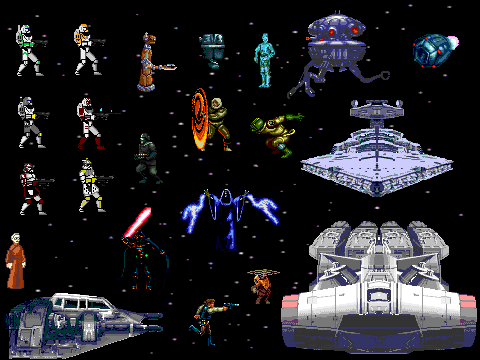 ALL NEW Star Wars Sprites
