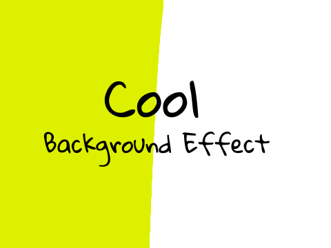 Cool Background Effect (Pen)
