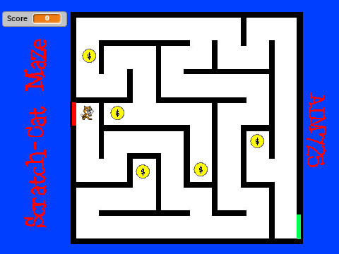Scratch-Cat Maze