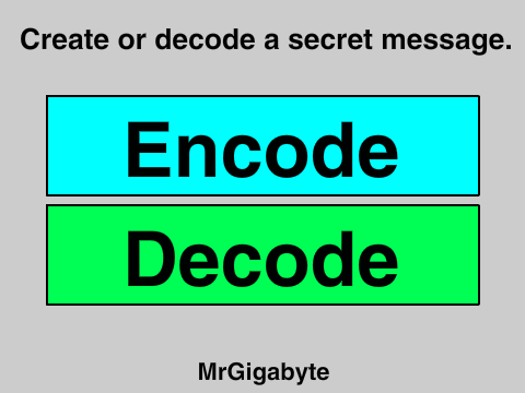 Secret Message Encoder & Decoder [v1.1]