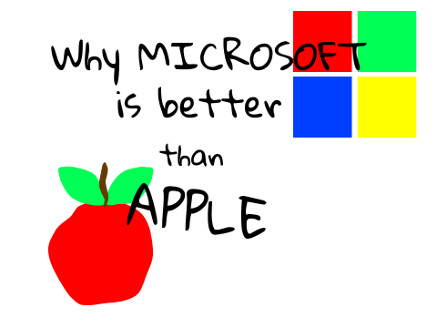 FAM Entry: Why Microsoft is better than apple