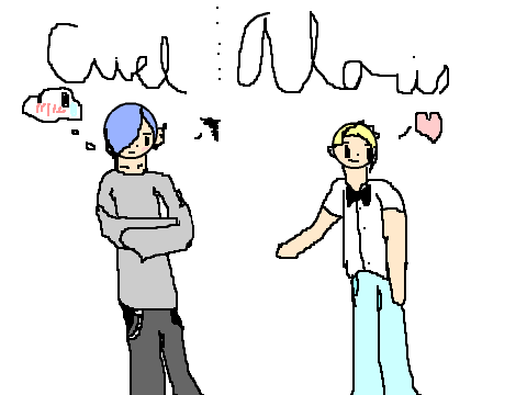 Modern Day Ciel and Alois~i hate u, i love u