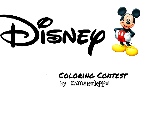 Disney Coloring Contest (OPEN) 