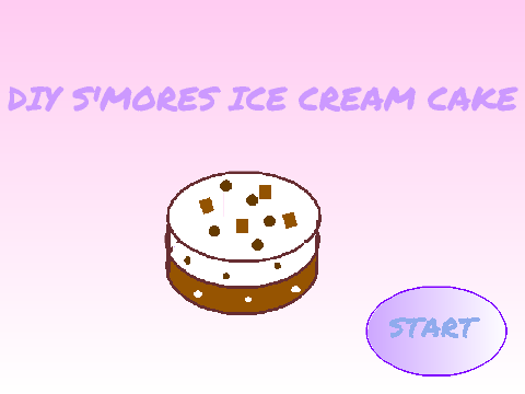 DIY S'mores Ice Cream Cake