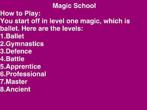 Magic School Introduction