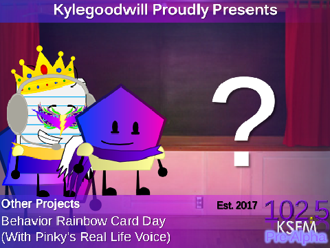 Behavior Rainbow Card Day (With Pinky's Real Life Voice)