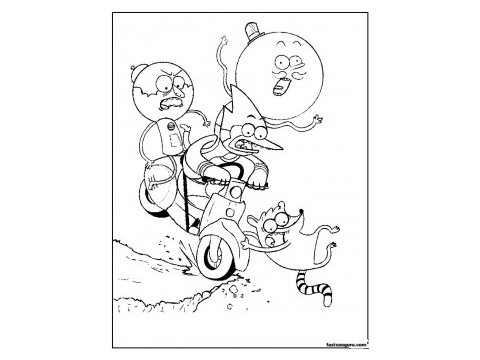 ColouringRegularShow5