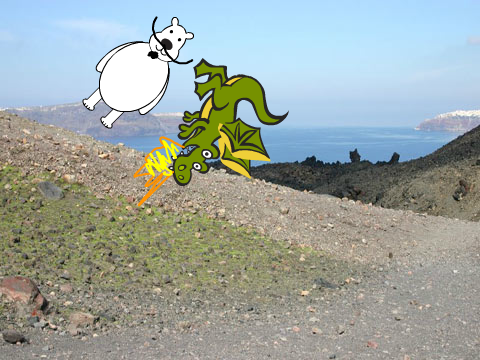 THE DRUNK BEAR and the dragon!!!!
