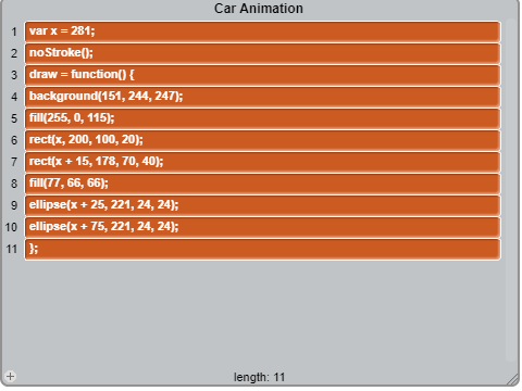 Simple JavaScript Car Animation