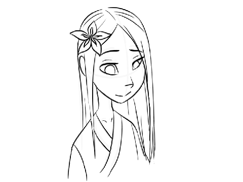 My first sketch using FireAlpaca