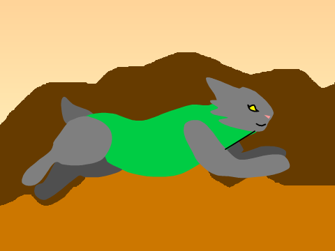 Bobcat Run Cycle, But In A Sweater