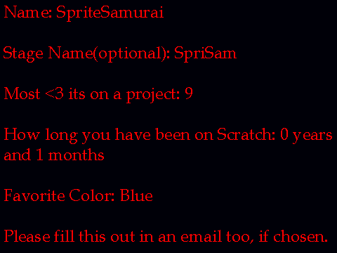 Scratch Championship 2011 entry