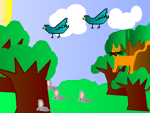 Warriors hunting game