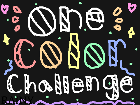 One color challenge!  remix