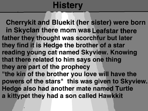 Bio warrior cats Cherryblossom