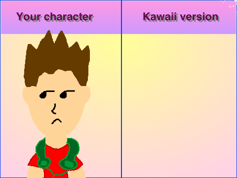 Give me your character and I'll make it kawaii remix