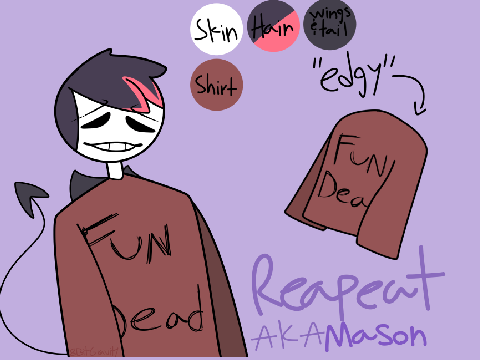 Look at this edgy jerk