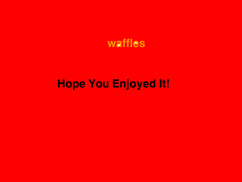 waffles
