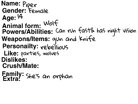 Animal Humans RP Dauntless816