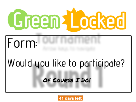 GreenLocked Tournament Entry Form