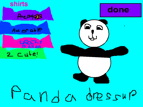 dress up panda