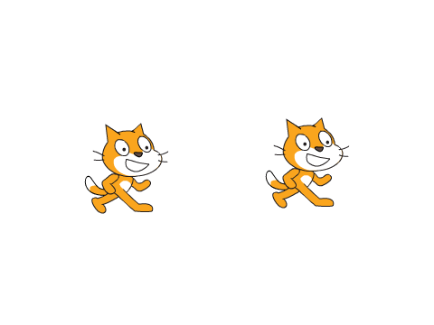 Two different ways to bob up and down