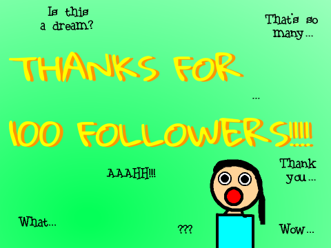 100 FOLLOWERS????
