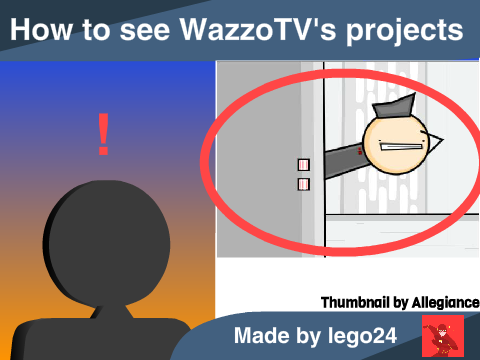 How to see WazzoTV's projects