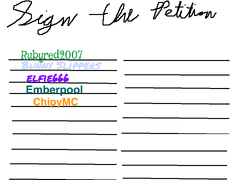 Sign the Petition! :) remix remix remix remix remix remix