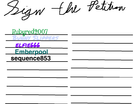 Sign the Petition! :) remix x 5