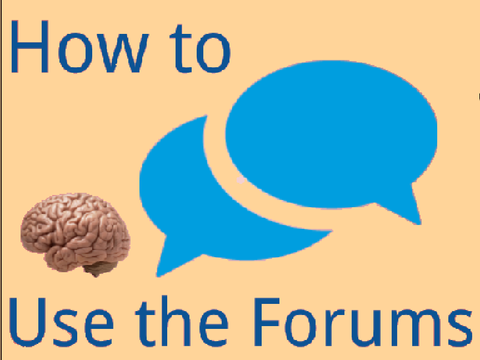 How To Use The Forums