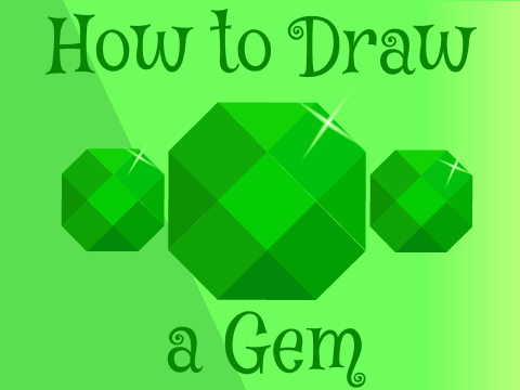 Round Gem Speed Draw & Tutorial