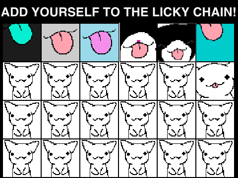 Add Yourself to the Licky Chain!  