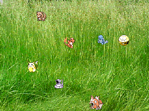 Add one of the Original 151 to the grass![1]