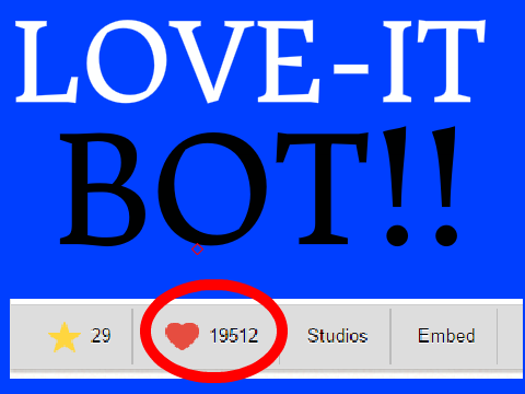 Free Loves On your Projects! USE BEFORE SCRATCH TEAM DISABLES IT