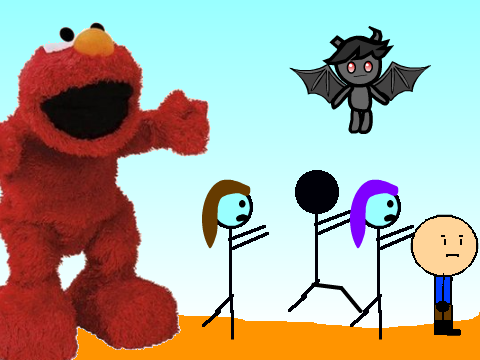 Running from Elmo!!! Movement Remix + ME!! remix remix remix