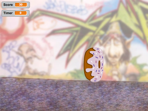 Catch the donut!!! -Yummy-