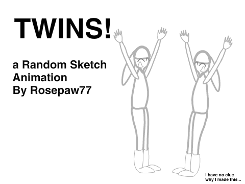 Sketch Animaition: Twins (Random Animation 1)