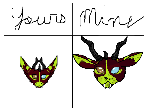 Remix with your oc and I'll draw them Entry remix